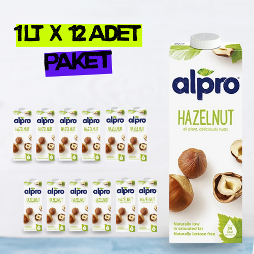 Alpro  Fındık Sütü 1 lt x 12 Adet
