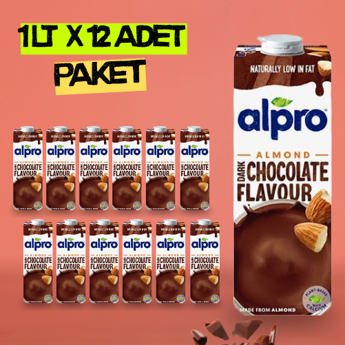 Bitter Çikolata & Badem x 12 Adet