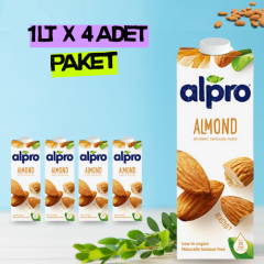 Alpro Orijinal Badem Sütü 1 lt x 4 Adet