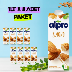 Alpro Orijinal Badem Sütü 1 lt x 8 Adet
