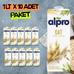 Adet Alpro Yulaf Sütü 1 lt x 10 Adet