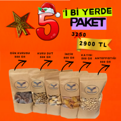5 ' li Paket (500'er paket)