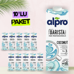 Alpro Barista Hindistan Cevizi Sütü 1 lt x 10 Adet