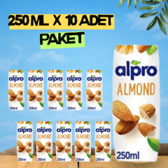 Alpro Orijinal Badem Sütü 250 ml x 10 Adet