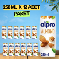 Alpro Orijinal Badem Sütü 250 ml x 12 Adet