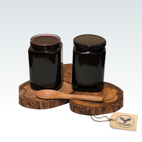 M.Kahramanmaraş  Ev Yapımı Katkısız Doğal Organik Urmu Karadut Özü Pekmezi  1 KG