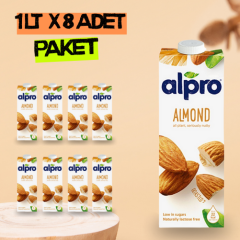 Alpro Orijinal Badem Sütü 1 lt x 8 Adet