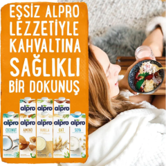 Alpro Şekersiz Badem Sütü 1 lt