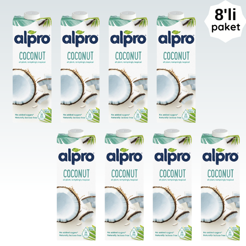 Alpro Orijinal Hindistan Cevizi Sütü 1 lt  x 8 Adet