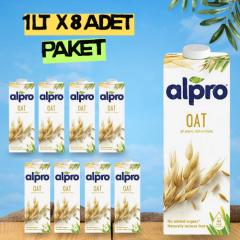 Alpro Yulaf Sütü 1 lt x 8 Adet