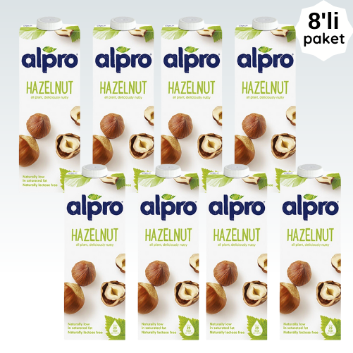 Alpro  Fındık Sütü 1 lt x 8 Adet