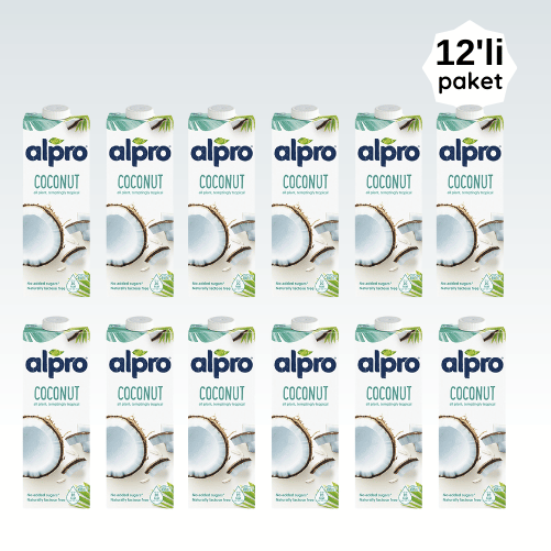 Alpro Orijinal Hindistan Cevizi Sütü 1 lt x 12 Adet
