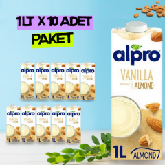 Alpro Vanilya Badem Sütü 1 lt x 10 Adet