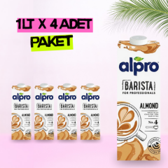 Alpro Barista Badem Sütü 1 lt x 4 Adet